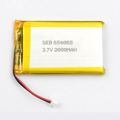 Toy Cars Lithium Ion Polymer Battery Pack 654065 With Connector